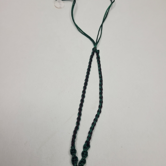 Necklace green or black thread jadeite carved stone year of the dog new - Picture 9 of 13